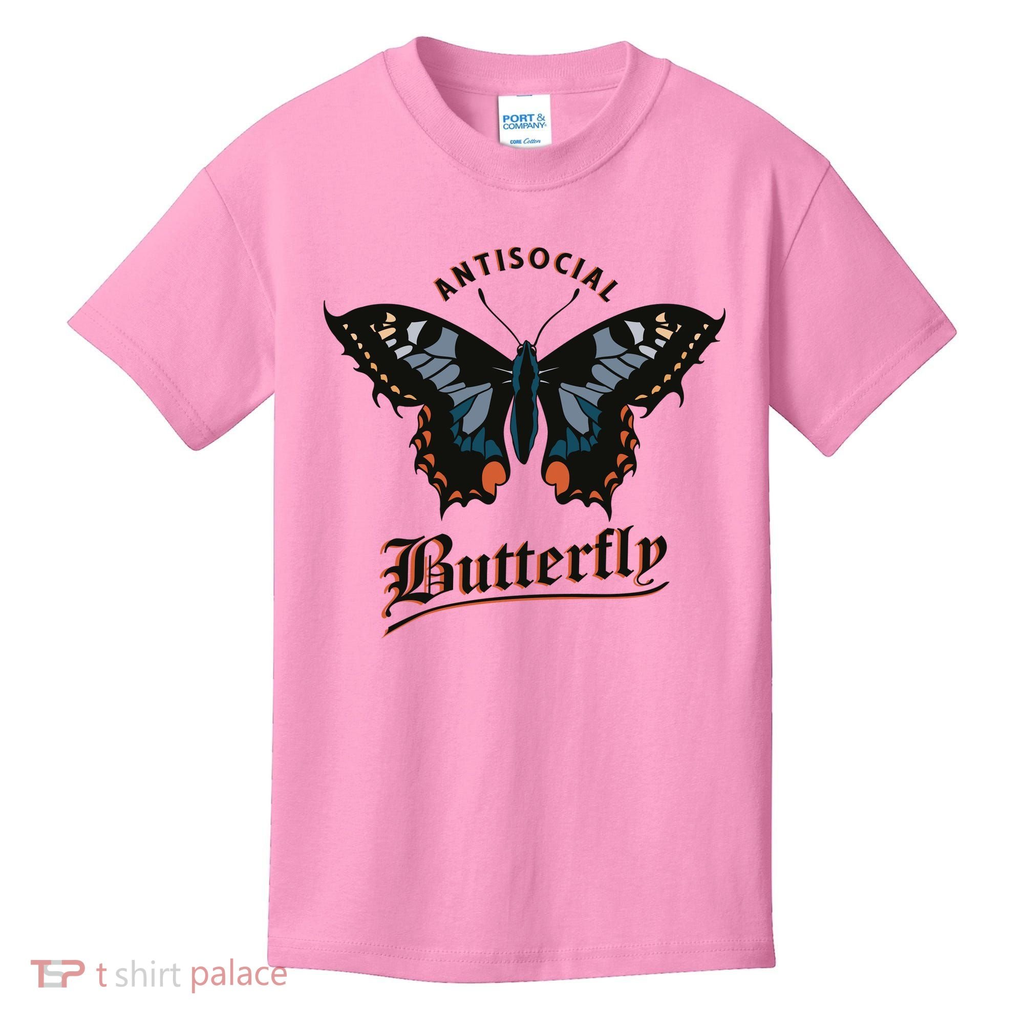 Antisocial Butterfly Kids T-Shirt