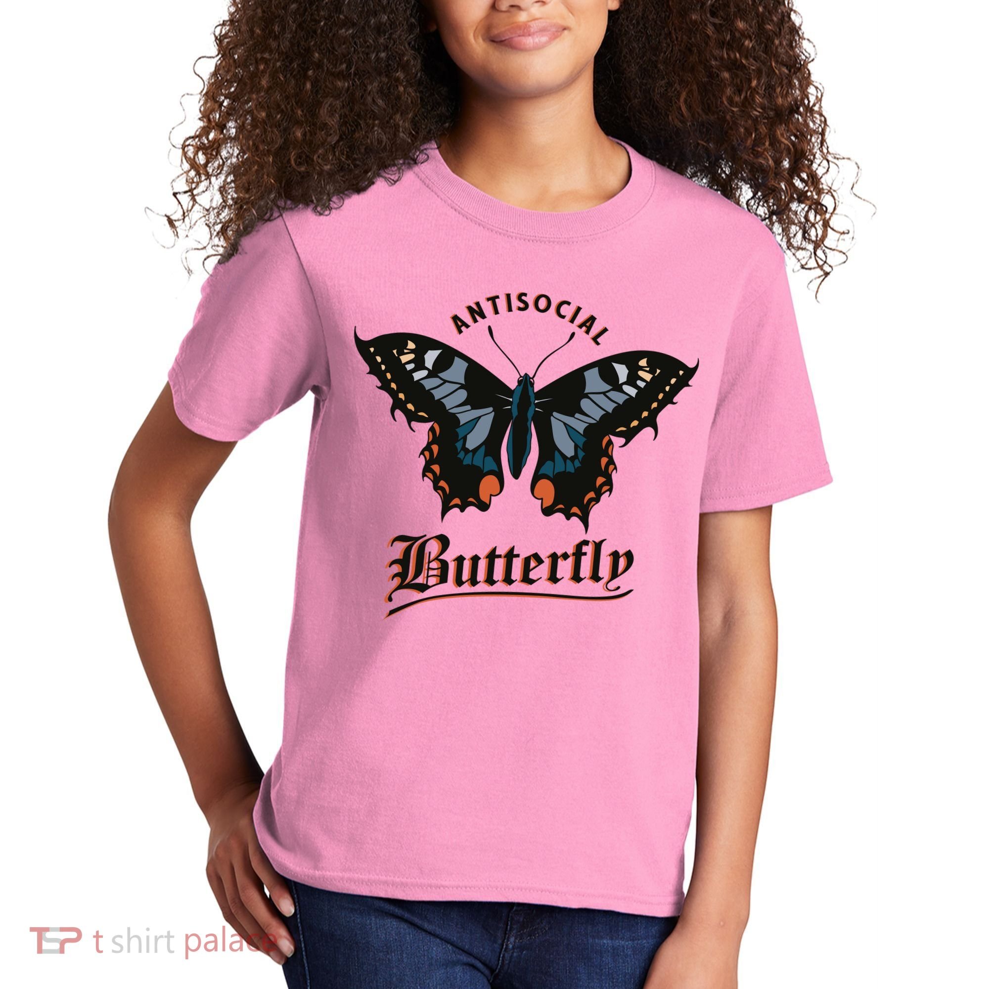 Antisocial Butterfly Kids T-Shirt