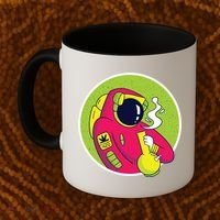 Astronaut Bong Coffee Mug thumb 2