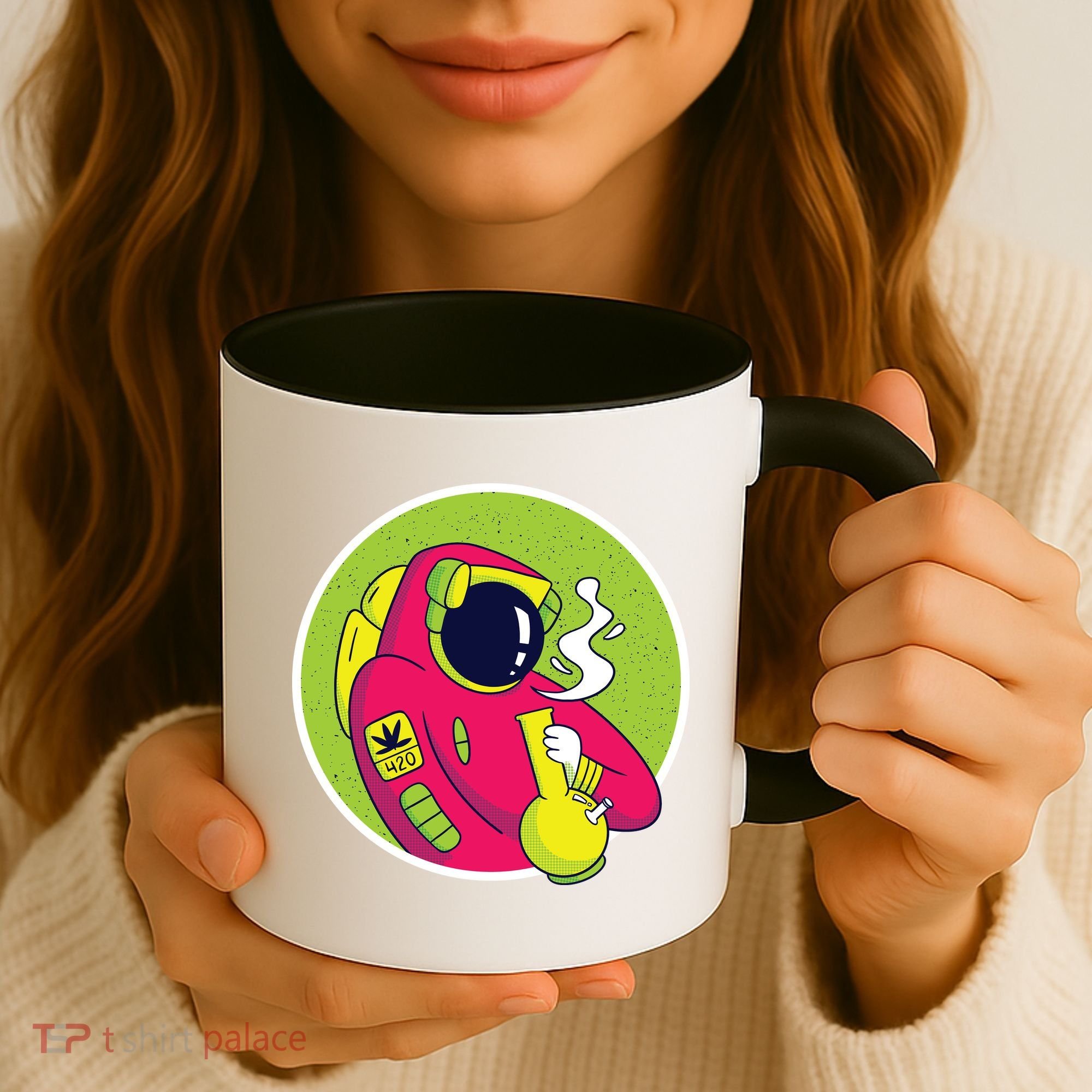 Astronaut Bong Coffee Mug