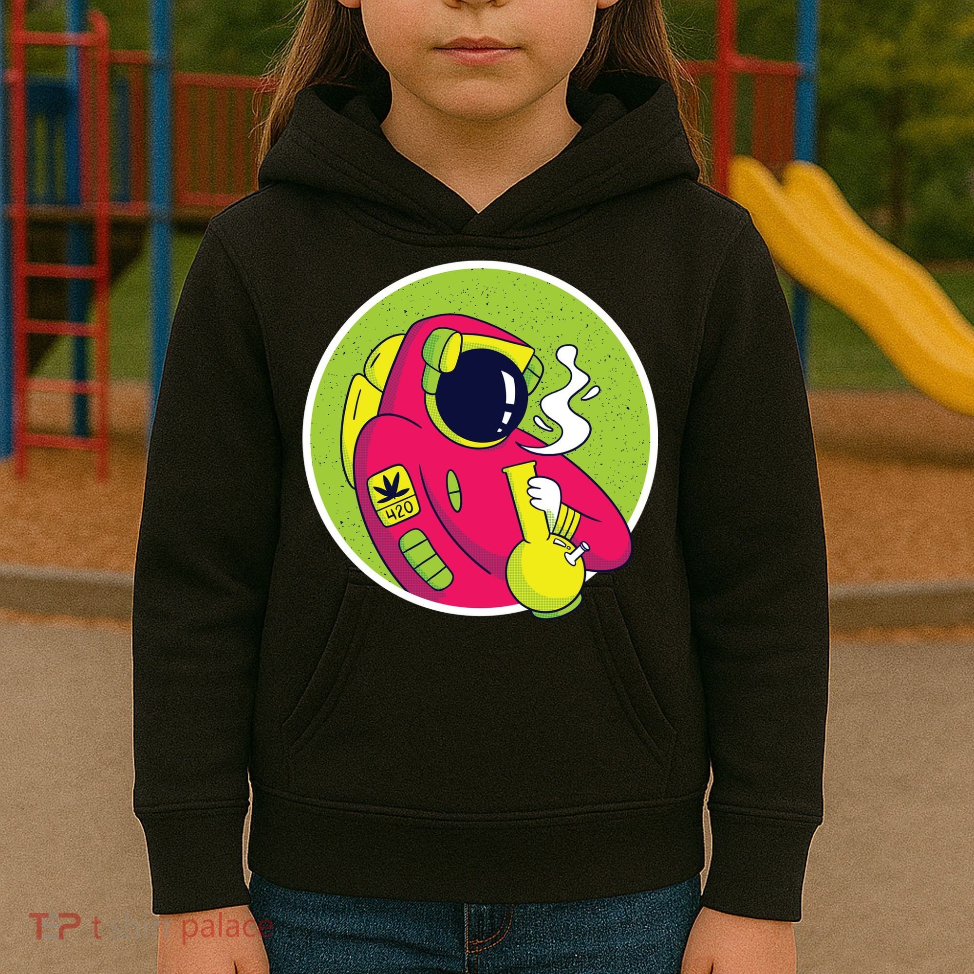 Astronaut Bong Kids Hoodie