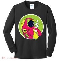 Astronaut Bong Kids Long Sleeve Shirt thumb 0
