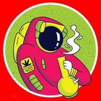 Astronaut Bong Santa Hat thumb 1