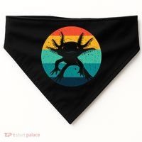 Ambystomatidae Breeder Axolotl Animal Funny Retro  USA-Made Doggie Bandana thumb 0