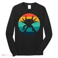 Ambystomatidae Breeder Axolotl Animal Funny Retro  Long Sleeve Shirt thumb 0