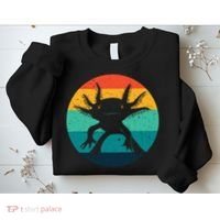 Ambystomatidae Breeder Axolotl Animal Funny Retro  Sweatshirt thumb 2