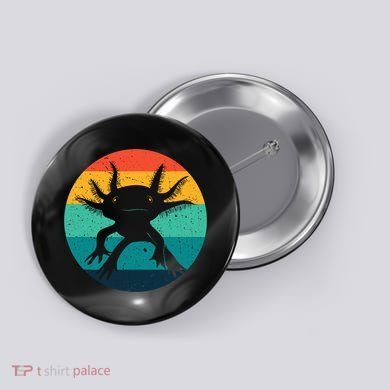 Ambystomatidae Breeder Axolotl Animal Funny Retro  Button