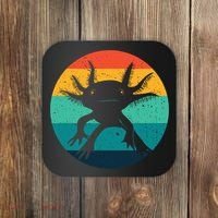 Ambystomatidae Breeder Axolotl Animal Funny Retro  Coaster thumb 0
