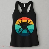 Ambystomatidae Breeder Axolotl Animal Funny Retro  Women's Tank Top thumb 3