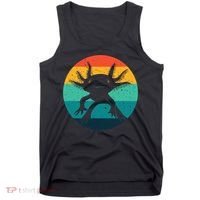 Ambystomatidae Breeder Axolotl Animal Funny Retro  Tank Top thumb 0