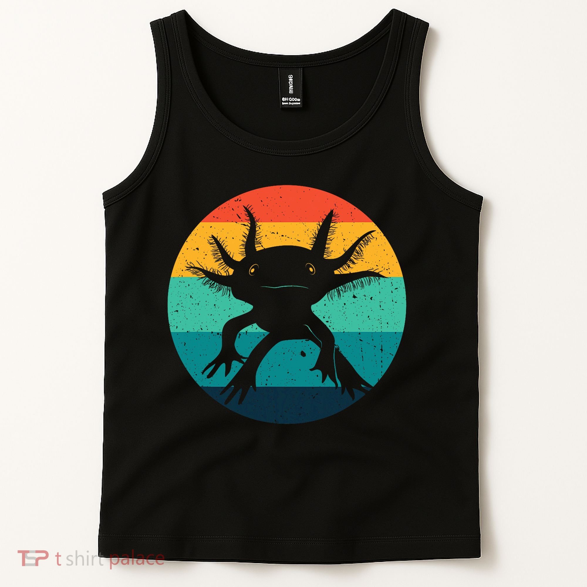 Ambystomatidae Breeder Axolotl Animal Funny Retro  Tank Top