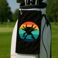 Ambystomatidae Breeder Axolotl Animal Funny Retro  Golf Towel thumb 2