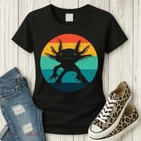 Ambystomatidae Breeder Axolotl Animal Funny Retro  Women's T-Shirt thumb 3