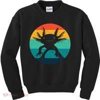 Ambystomatidae Breeder Axolotl Animal Funny Retro  Kids Sweatshirt thumb 0