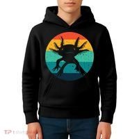 Ambystomatidae Breeder Axolotl Animal Funny Retro  Kids Hoodie thumb 4