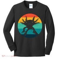 Ambystomatidae Breeder Axolotl Animal Funny Retro  Kids Long Sleeve Shirt thumb 0