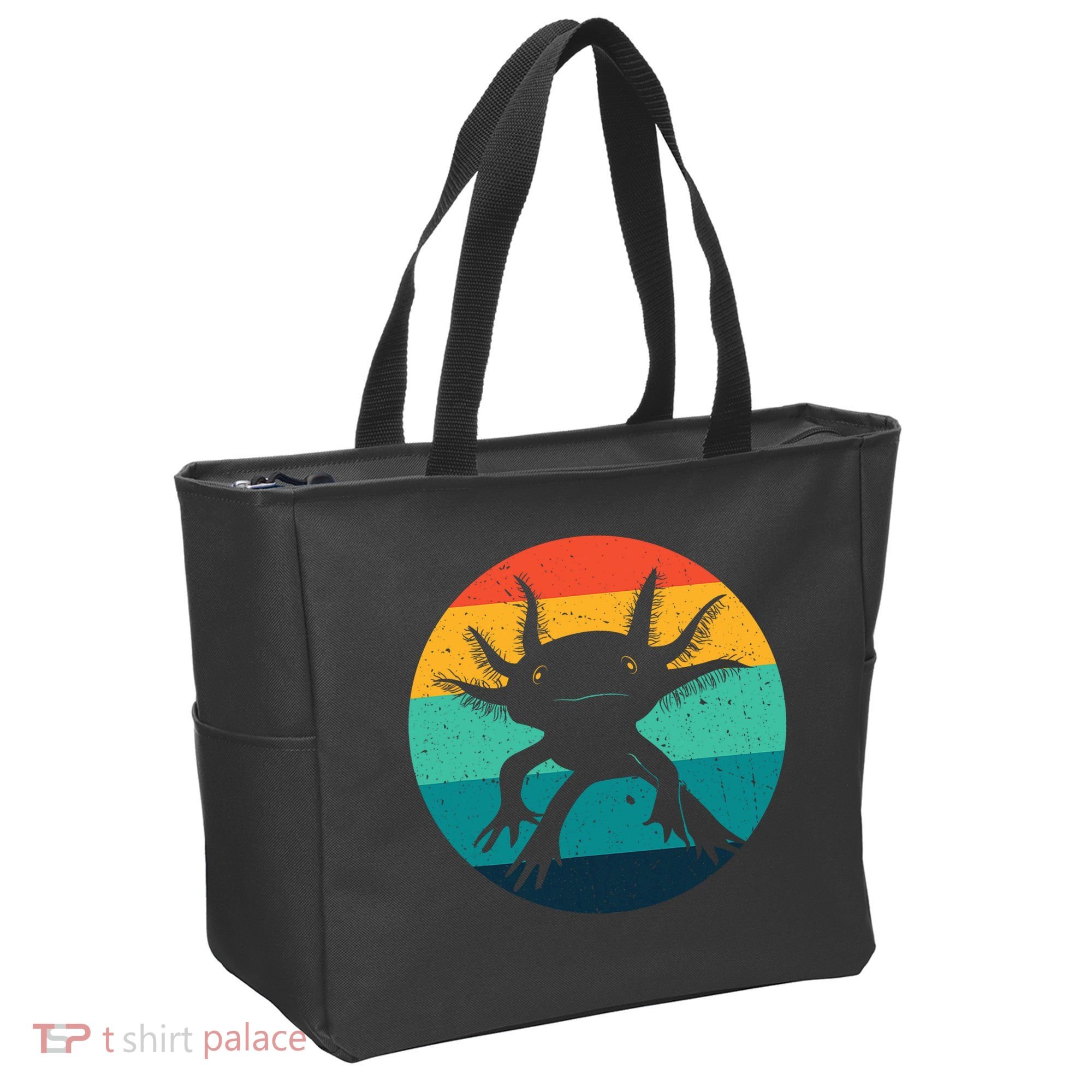Ambystomatidae Breeder Axolotl Animal Funny Retro  Tote Bag