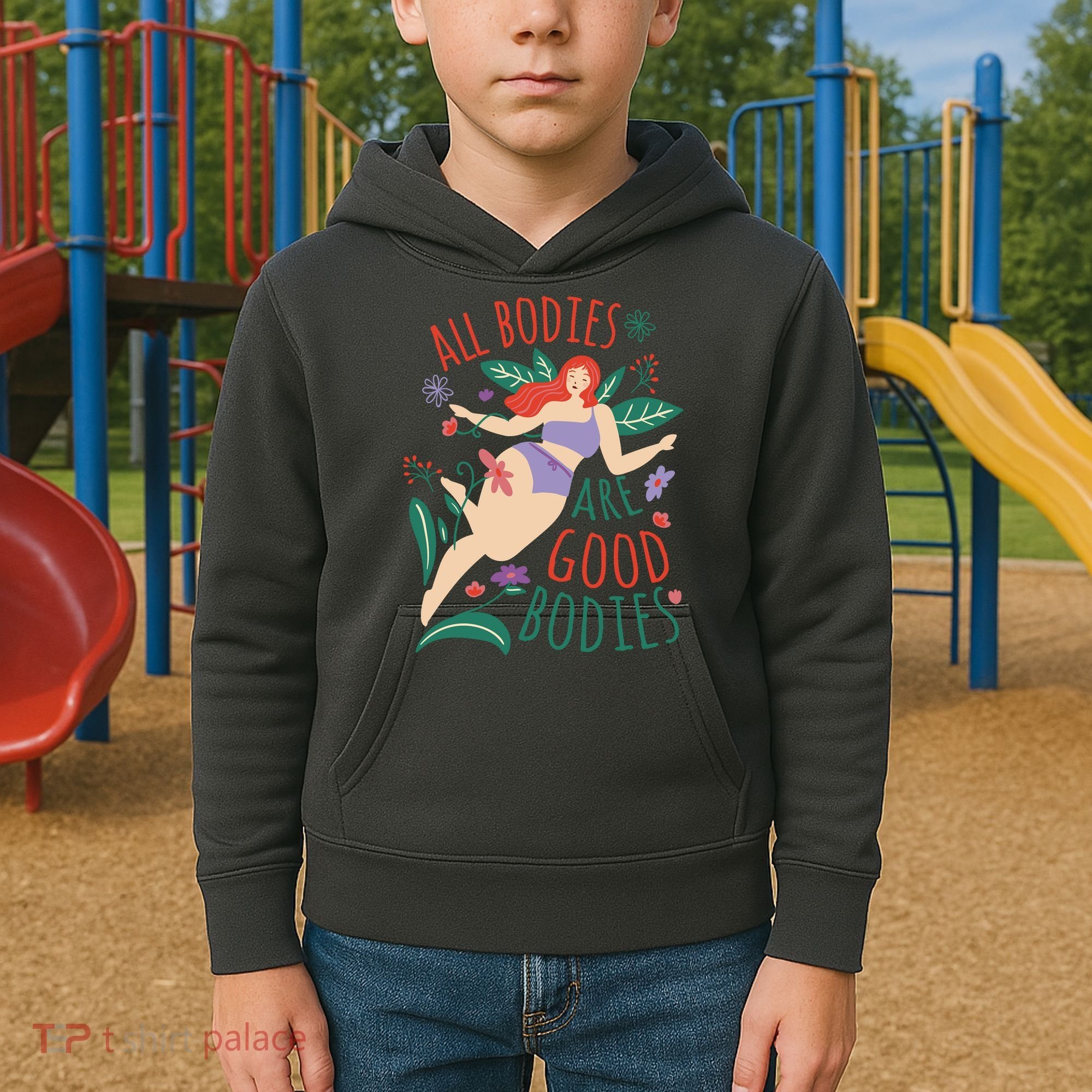 All Bodies Are Good Bodies Kids Hoodie