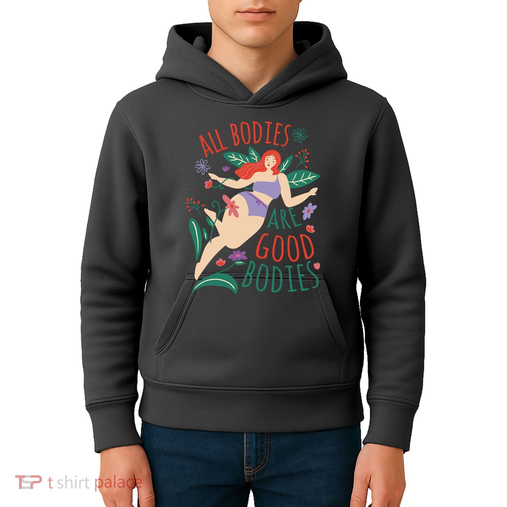 All Bodies Are Good Bodies Kids Hoodie