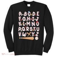 Alphabet Baseball Abcs Letters Teacher Sweatshirt thumb 0