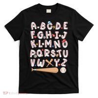 Alphabet Baseball Abcs Letters Teacher T-Shirt thumb 0