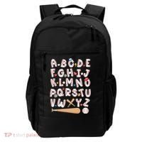 Alphabet Baseball Abcs Letters Teacher Backpack thumb 0
