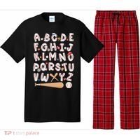 Alphabet Baseball Abcs Letters Teacher Pajama Set thumb 0