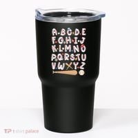 Alphabet Baseball Abcs Letters Teacher Tumbler thumb 0