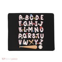 Alphabet Baseball Abcs Letters Teacher Mousepad thumb 0