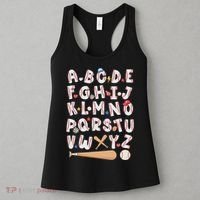Alphabet Baseball Abcs Letters Teacher Women's Tank Top thumb 3