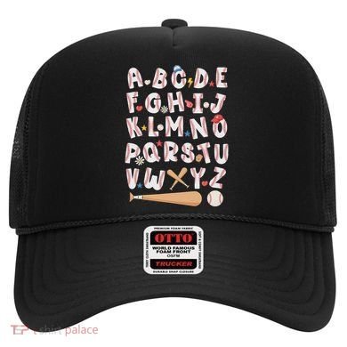 Alphabet Baseball Abcs Letters Teacher Hat