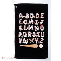 Alphabet Baseball Abcs Letters Teacher Golf Towel thumb 0