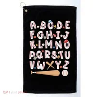 Alphabet Baseball Abcs Letters Teacher Golf Towel thumb 0