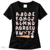 Alphabet Baseball Abcs Letters Teacher Women's T-Shirt thumb 0
