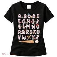 Alphabet Baseball Abcs Letters Teacher Women's T-Shirt thumb 0