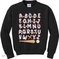 Alphabet Baseball Abcs Letters Teacher Kids Sweatshirt thumb 0