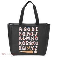 Alphabet Baseball Abcs Letters Teacher Tote Bag thumb 0