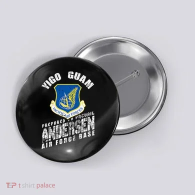 Andersen Base Alumni Veteran Guam 36th Wing Usaf Button