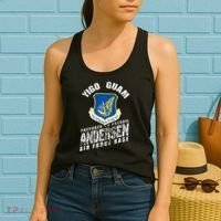 Andersen Base Alumni Veteran Guam 36th Wing Usaf Women's Tank Top thumb 2