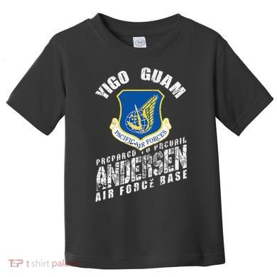 Andersen Base Alumni Veteran Guam 36th Wing Usaf Toddler T-Shirt