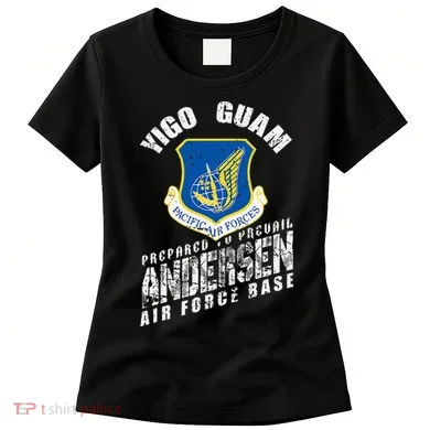 Andersen Base Alumni Veteran Guam 36th Wing Usaf Women's T-Shirt