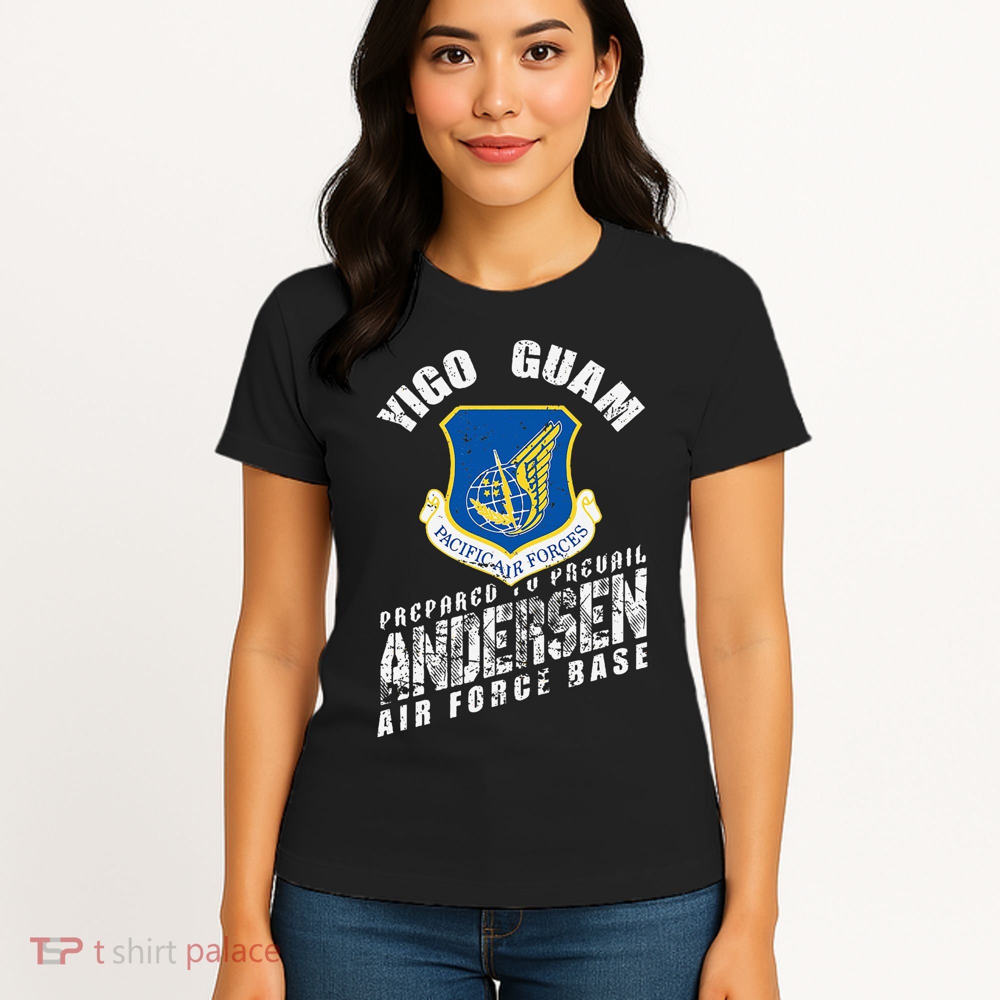 Andersen Base Alumni Veteran Guam 36th Wing Usaf Women's T-Shirt