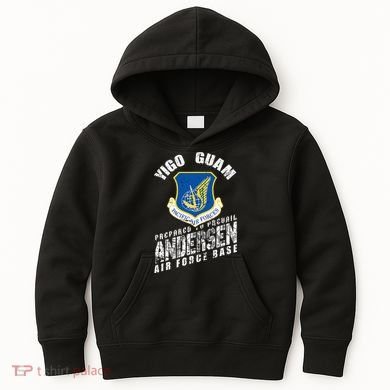 Andersen Base Alumni Veteran Guam 36th Wing Usaf Kids Hoodie