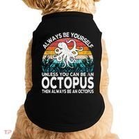 Always Be An Octopus Lover Funny Octopus Quote Retro Doggie Tank thumb 0