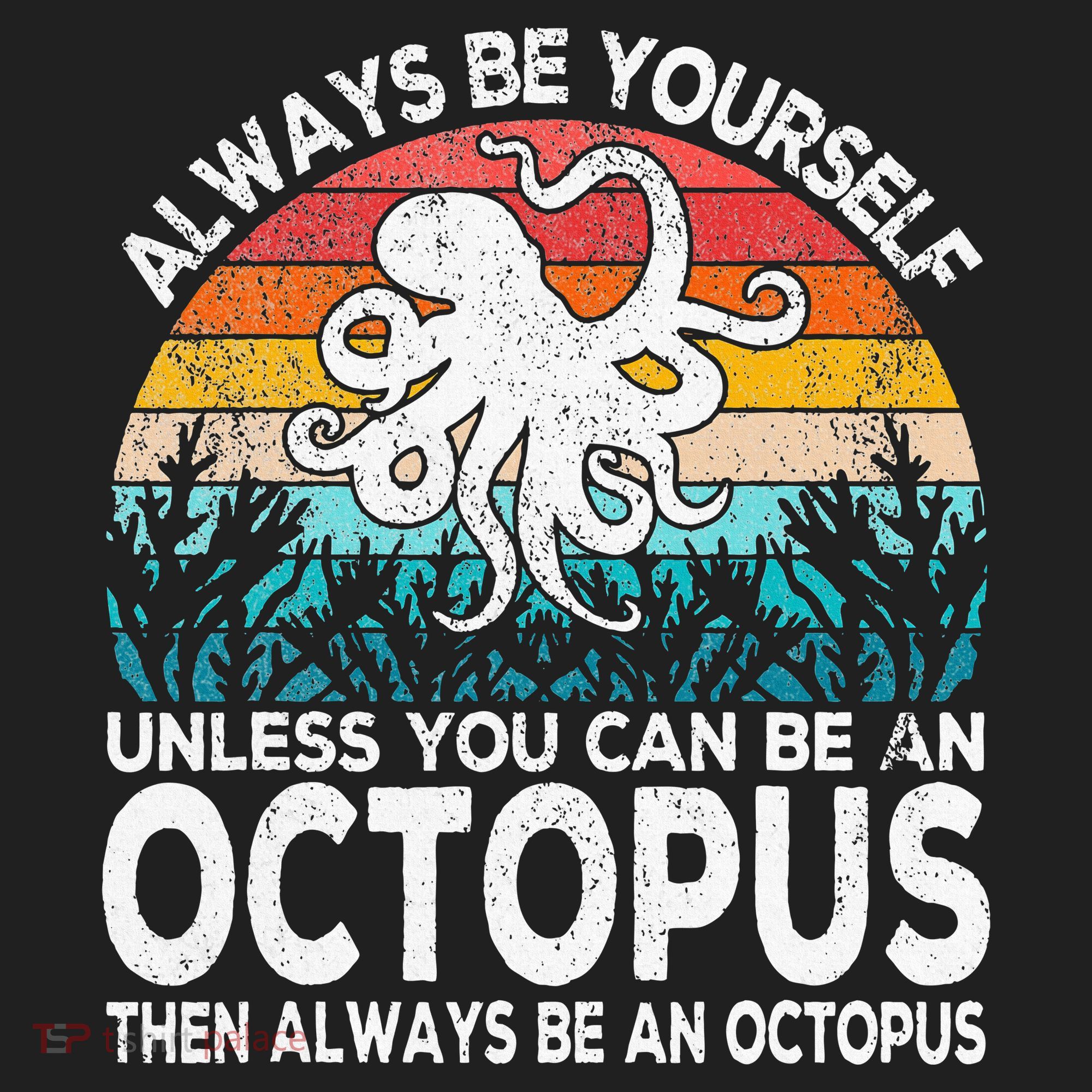 Always Be An Octopus Lover Funny Octopus Quote Retro Beanie