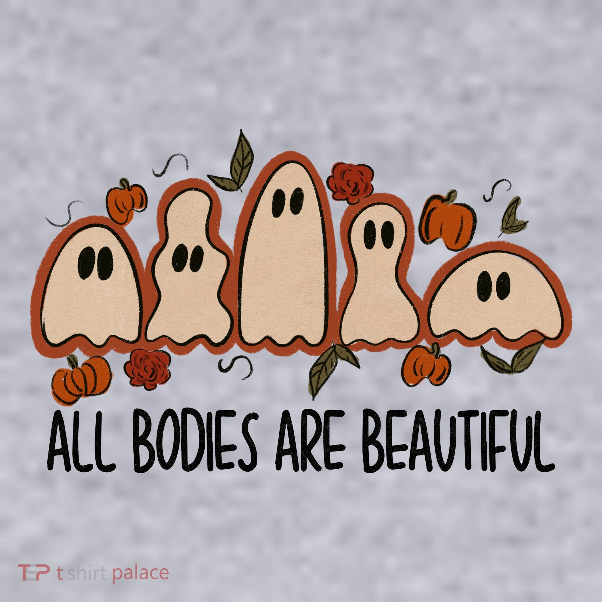 All Bodies Are Beautiful Halloween Funny Ghost Positive Women's Sweatshirt