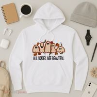 All Bodies Are Beautiful Halloween Funny Ghost Positive Hoodie thumb 3