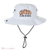 All Bodies Are Beautiful Halloween Funny Ghost Positive Bucket Hat thumb 0