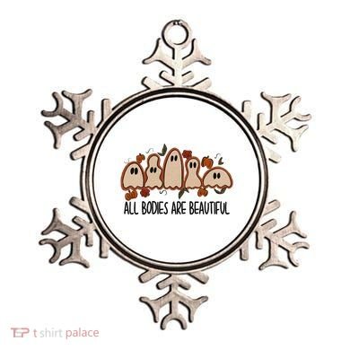 All Bodies Are Beautiful Halloween Funny Ghost Positive Ornament