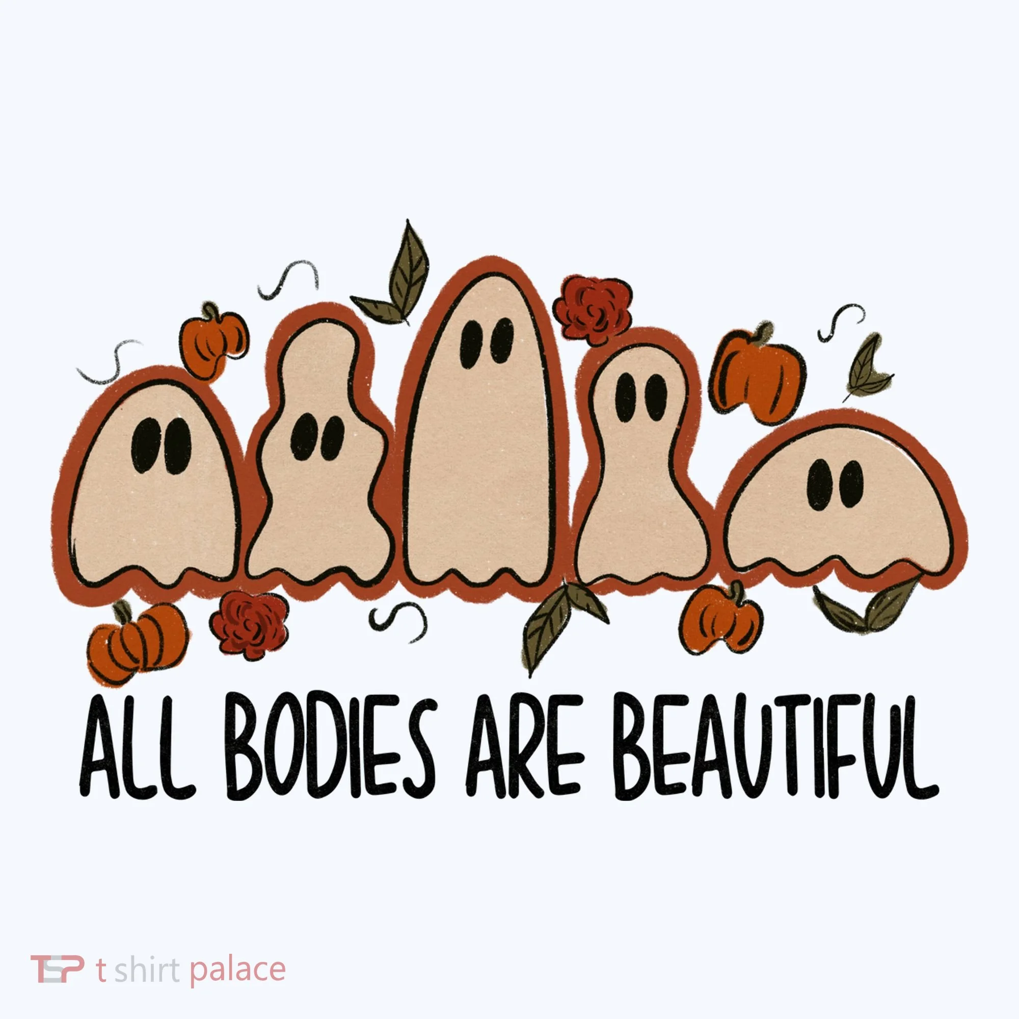 All Bodies Are Beautiful Halloween Funny Ghost Positive Ornament